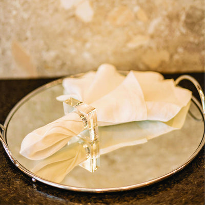 Argola de Guardanapo em Acrílico Cristalino | Vitre Decor
