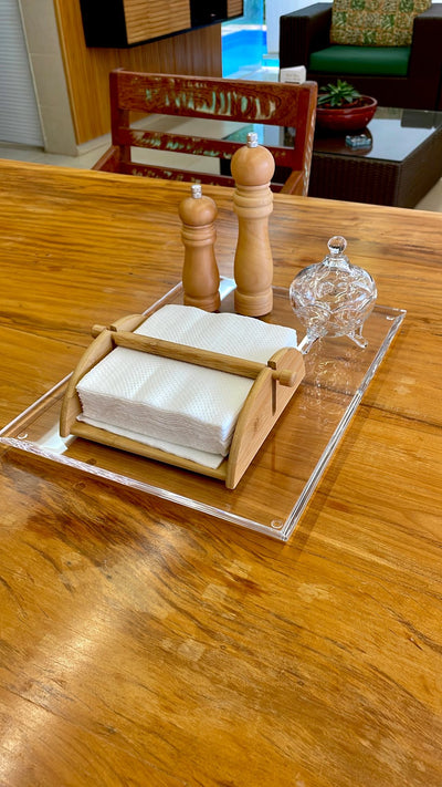 Bandeja em Acrílico Lapidiamond para Mesa | Vitre Decor