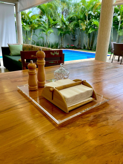 Bandeja em Acrílico Lapidiamond para Mesa | Vitre Decor