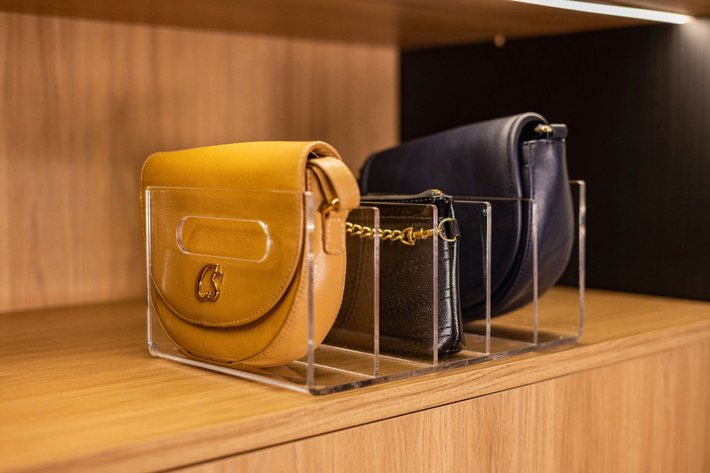 Organizador de Bolsas em Acrílico Catânia | Vitre Decor