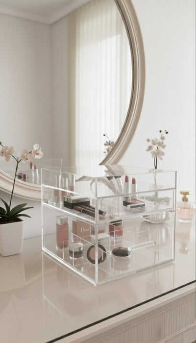 Organizador de Maquiagem Ancona em Acrílico | Vitre Decor
