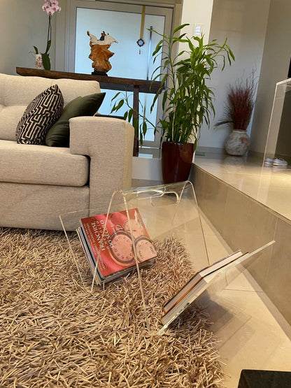 Suporte para Revistas em Acrílico | Vitre Decor