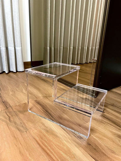 Escadinha em Acrílico para Closet Douai | Vitre Decor