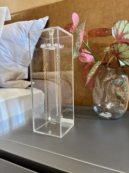 Porta Colar Monza em Acrílico Giratório | Vitre Decor