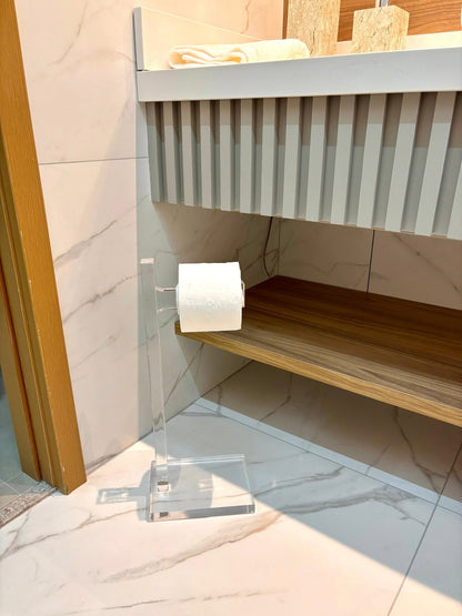Suporte para Papel Higiênico em Acrílico | Vitre Decor