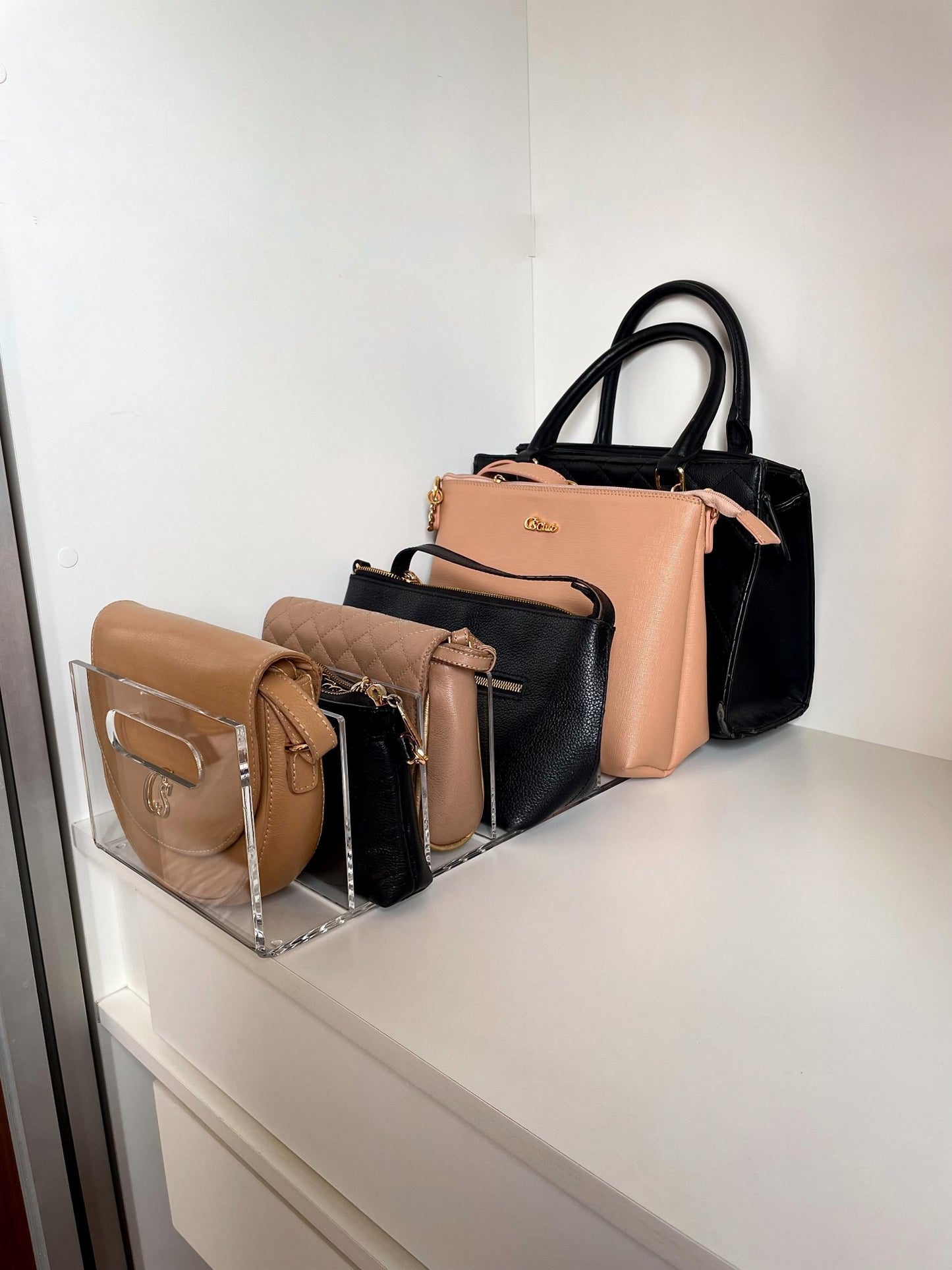 Organizador de Bolsas em Acrílico Catânia | Vitre Decor