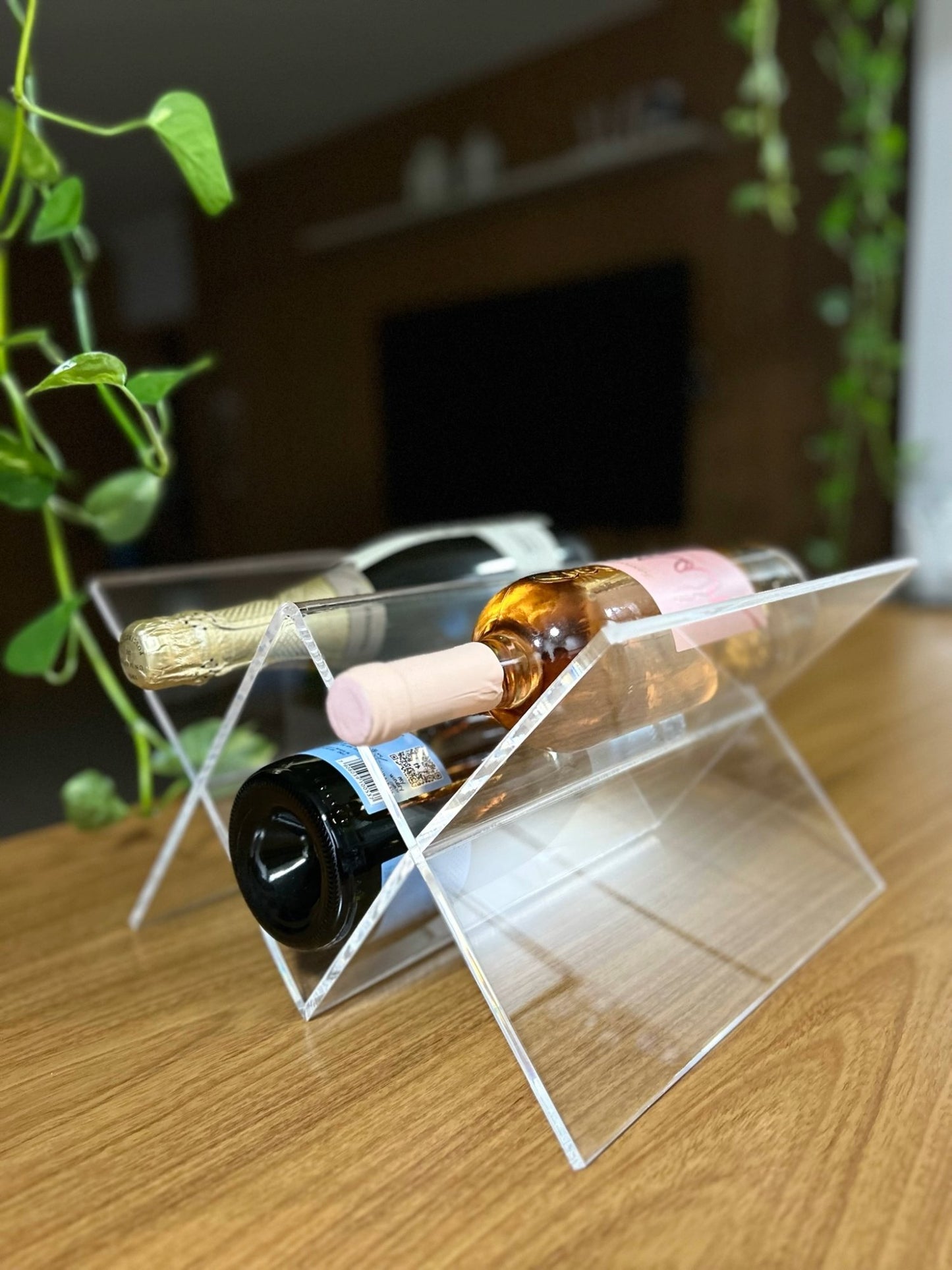 Porta Vinho Lyon em Acrílico | Vitre Decor
