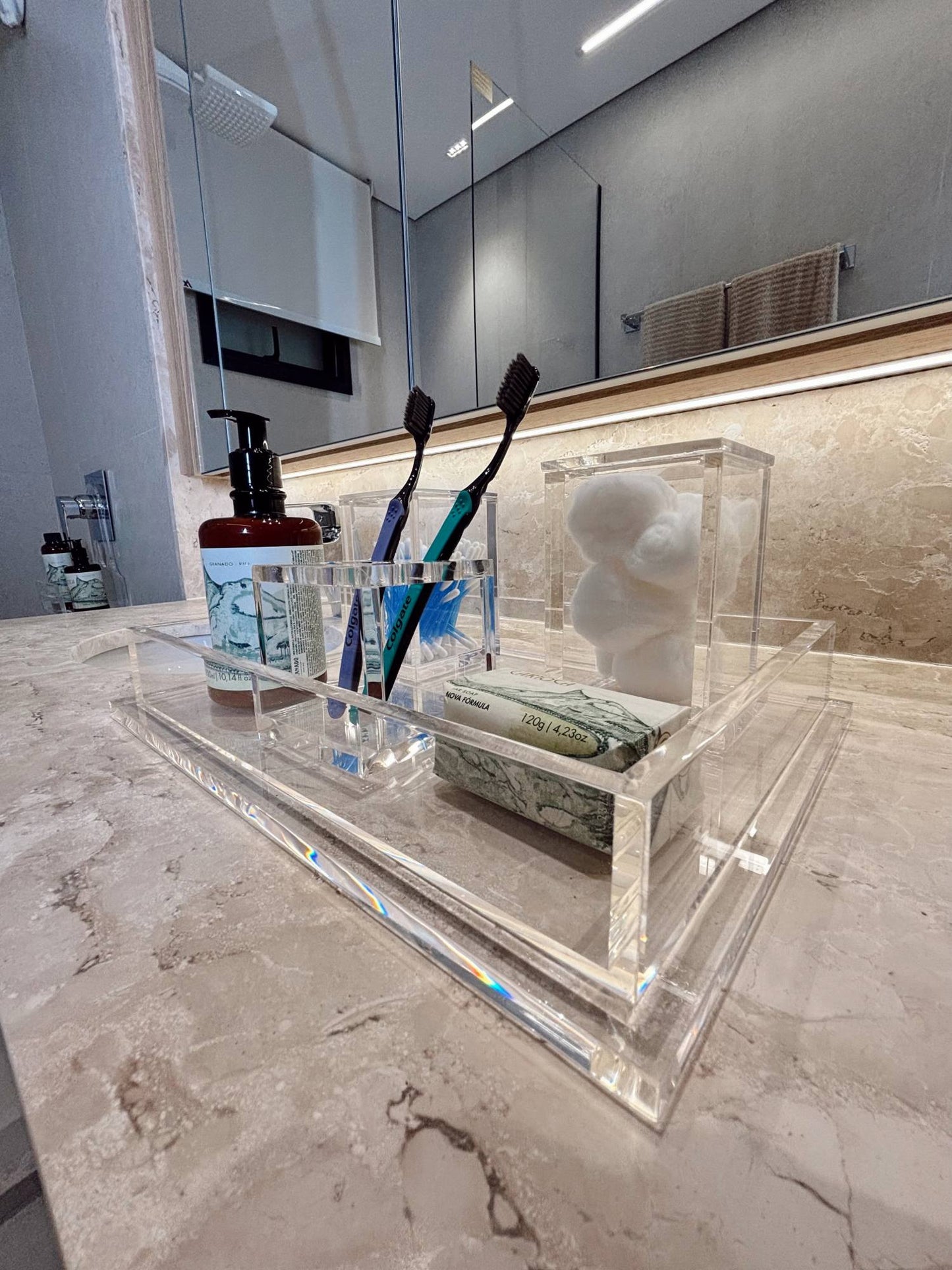 Bandeja em Acrílico Forli para Bancada | Vitre Decor