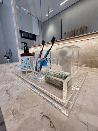 Bandeja em Acrílico Forli para Bancada | Vitre Decor