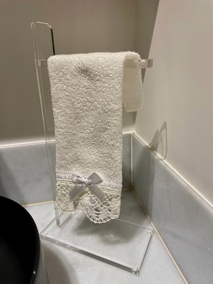 Porta Toalha de Lavabo em Acrílico | Vitre Decor