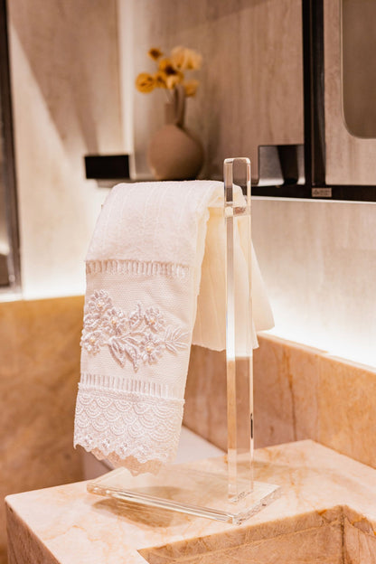 Porta Toalha de Lavabo em Acrílico | Vitre Decor